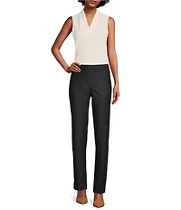 Anne Klein Knit Triple Pleat Tank Top