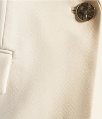 Anne Klein Liberty Stretch Notch Collar One Button Blazer