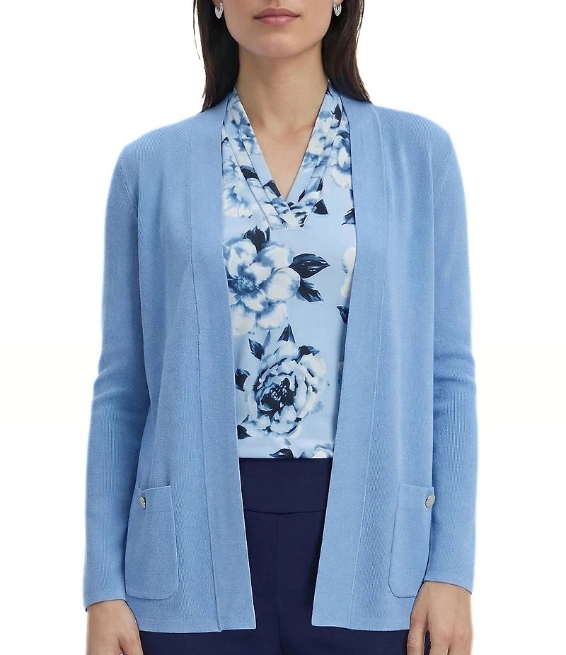 Anne Klein Malibu Cardigan With Front Pockets