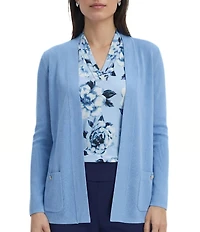 Anne Klein Malibu Cardigan With Front Pockets