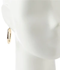 Anne Klein Medium Click Top Hoop Earrings
