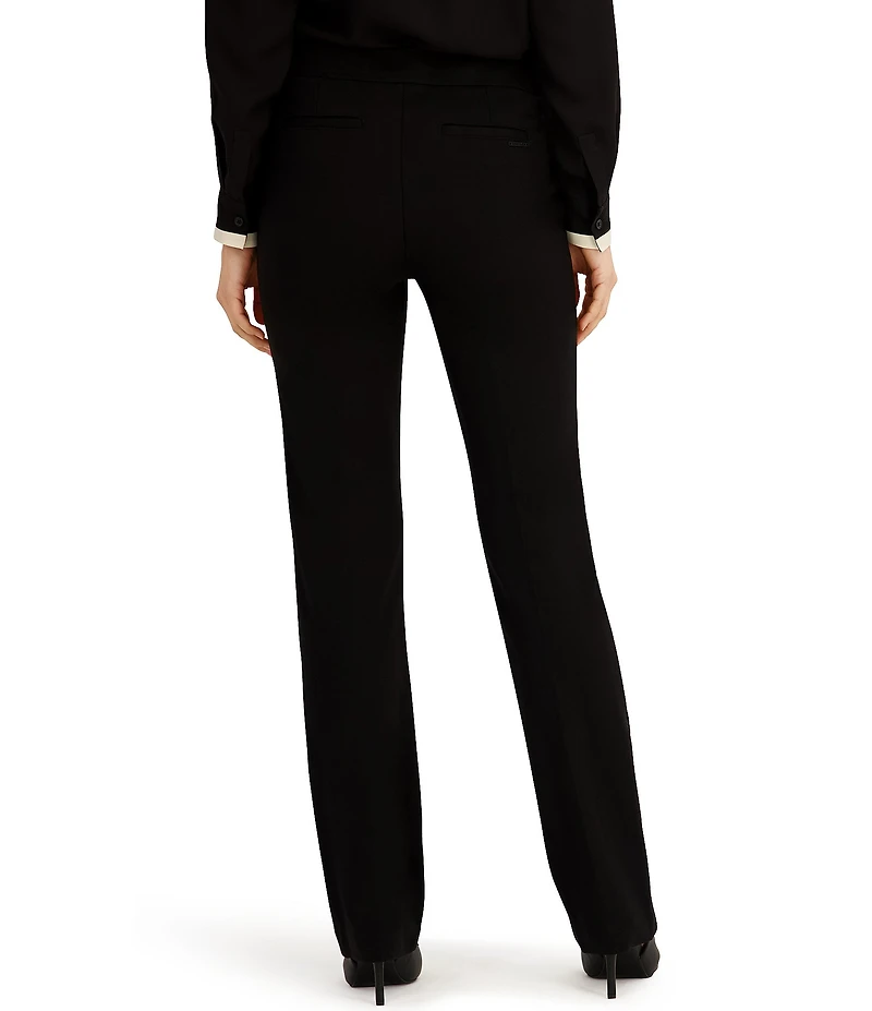 Anne Klein Petite Compression Knit Flare Leg Pants
