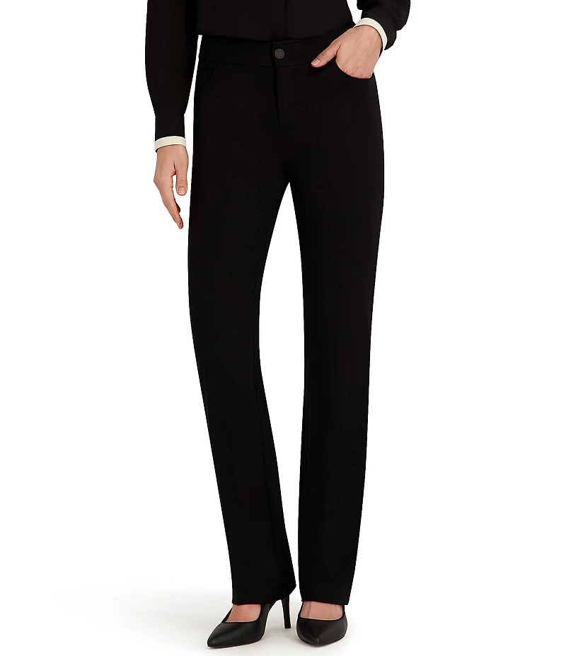 Anne Klein Petite Compression Knit Flare Leg Pants