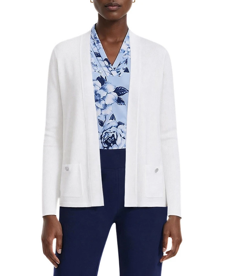 Anne Klein Petite Malibu Cardigan With Front Pockets