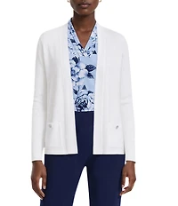 Anne Klein Petite Malibu Cardigan With Front Pockets