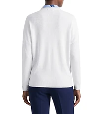 Anne Klein Petite Malibu Cardigan With Front Pockets