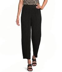Anne Klein Petite Size Pleated Pull On Ankle Pants