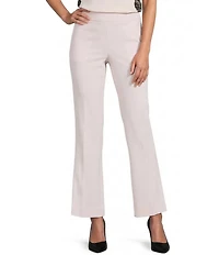 Anne Klein Petite Size Stretch Pull On Slash Pocket Straight Leg Pants