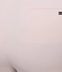 Anne Klein Petite Size Stretch Pull On Slash Pocket Straight Leg Pants