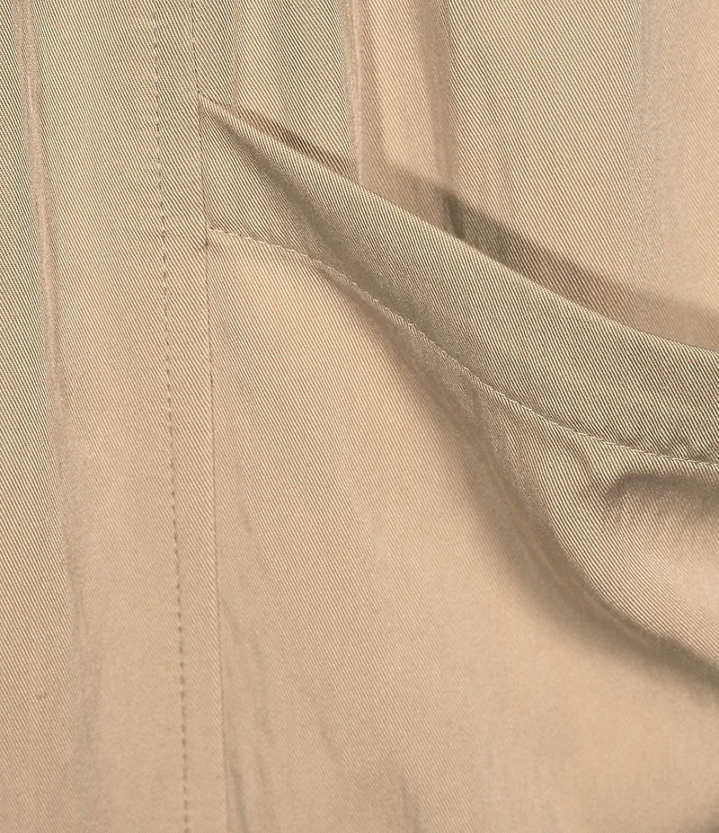 Anne Klein Plus Size Drawstring Twill Straight Leg Drapey Pants