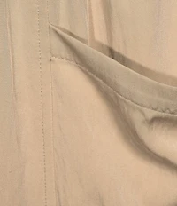 Anne Klein Plus Size Drawstring Twill Straight Leg Drapey Pants