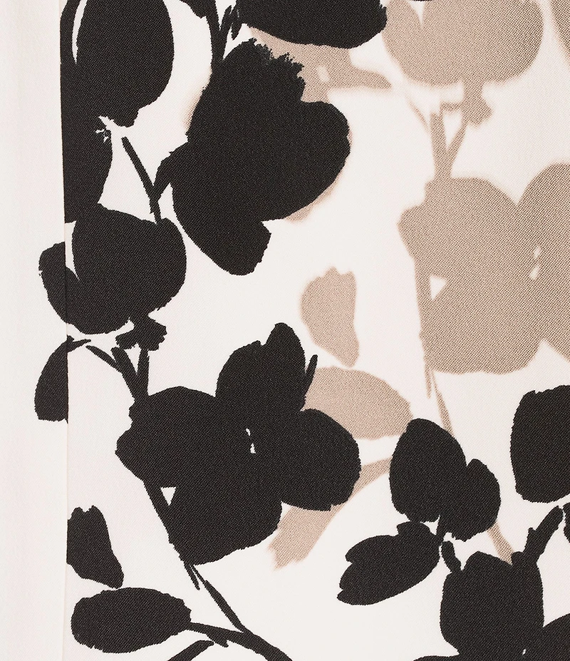 Anne Klein Plus Scoop Neck Floral Jacket