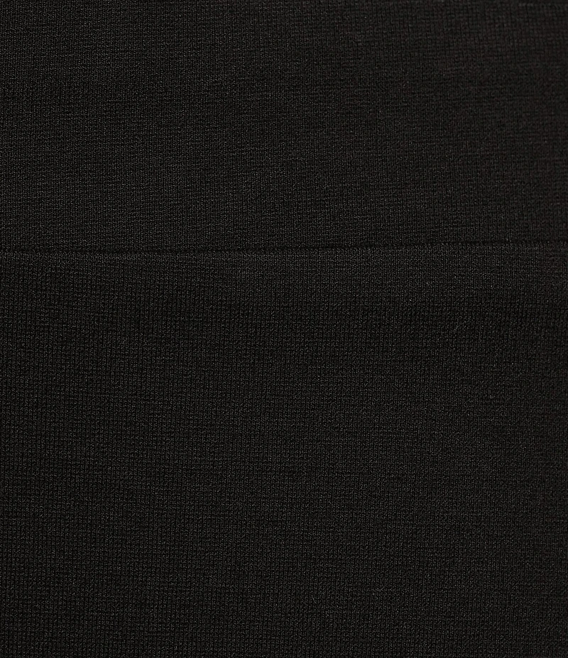 Anne Klein Plus Size Collection Compression Stretch Knit Straight Wide-Leg Pull On Trouser Pants