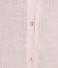 Anne Klein Plus Size Long Sleeve Sequin Button Front Cardigan