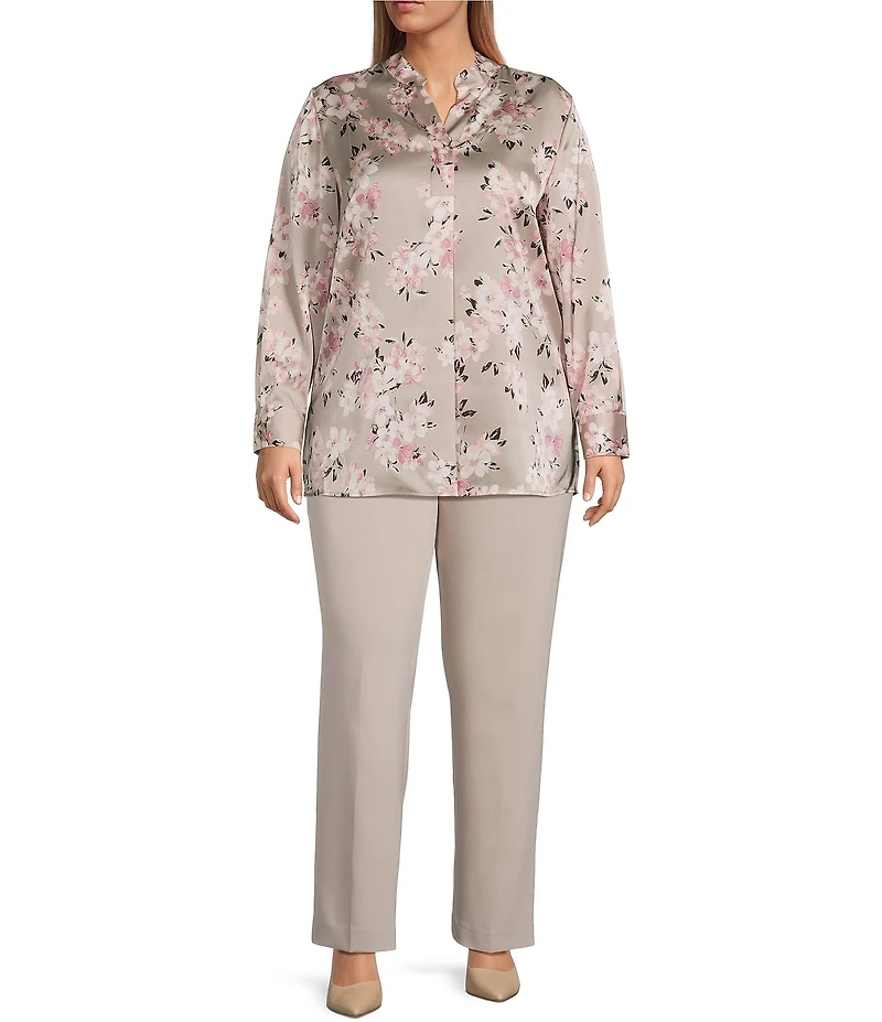 Anne Klein Plus Size Slash Pocket Pants