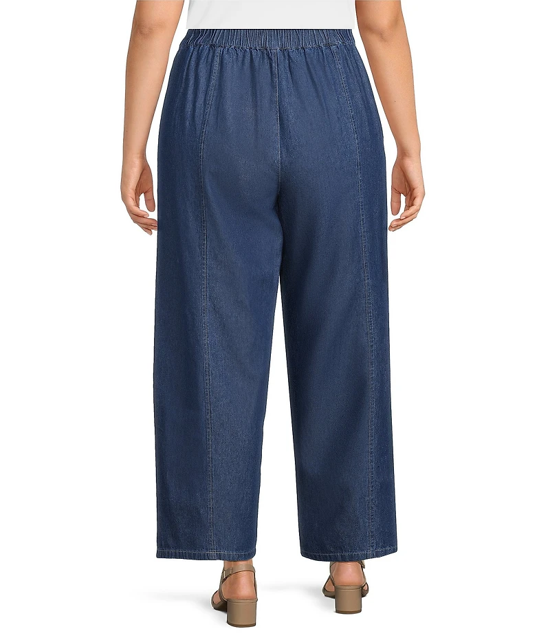Anne Klein Plus Wide Leg With Curved Side Seams