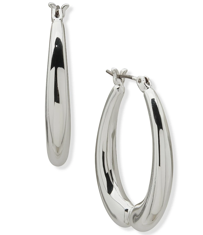 Anne Klein Puffy Arch Hoop Earrings