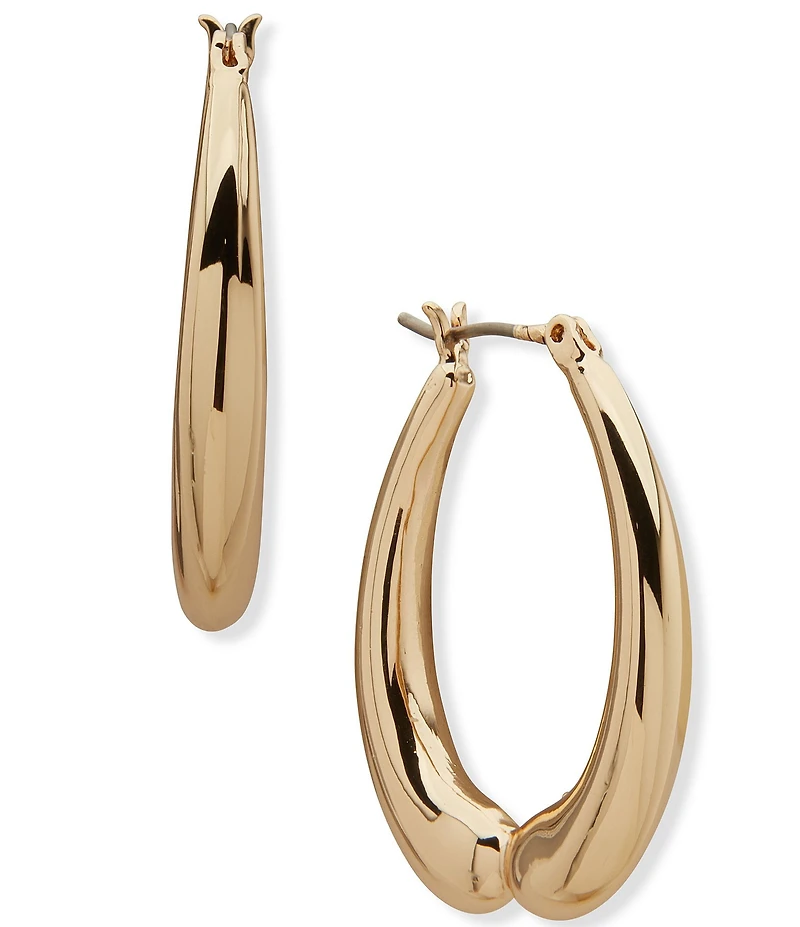 Anne Klein Puffy Arch Hoop Earrings