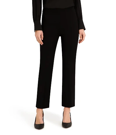 Anne Klein Pull On Compression Straight Leg Ankle Pant
