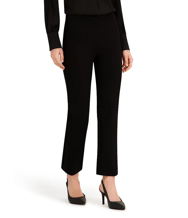 Anne Klein Pull On Compression Straight Leg Ankle Pant