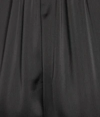 Anne Klein Pull On High Rise Wide Leg Satin Pants