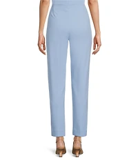 Anne Klein Pull On Hollywood Waist Straight Ankle Heavy Cool Crepe