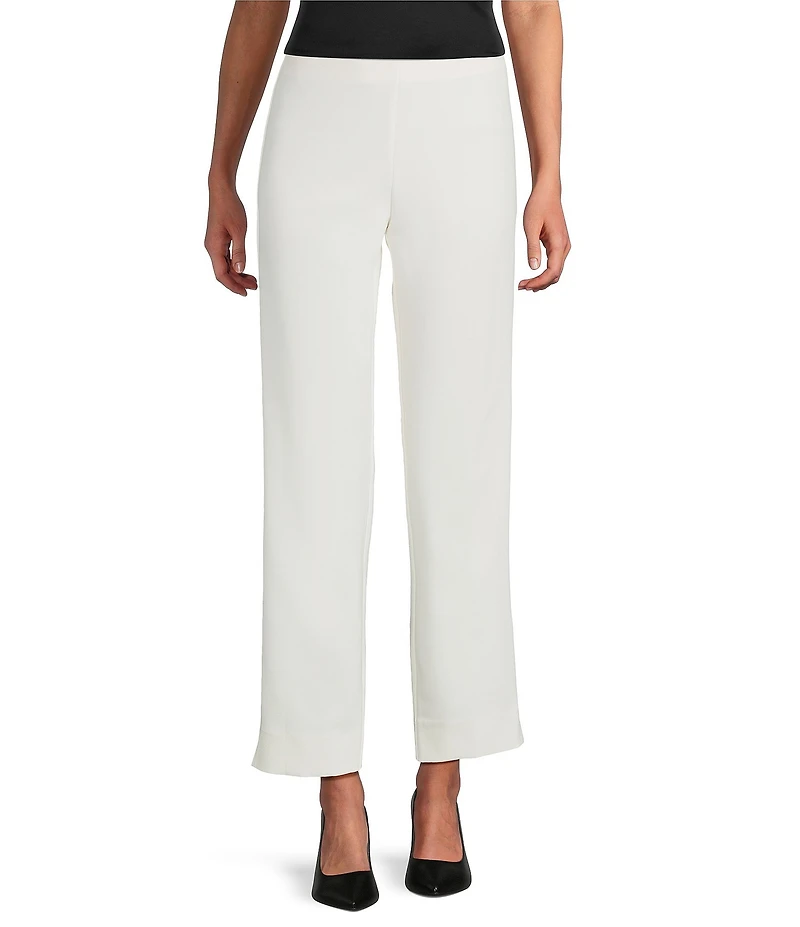 Anne Klein Pull On Liberty Stretch Ankle Straight Leg Pants