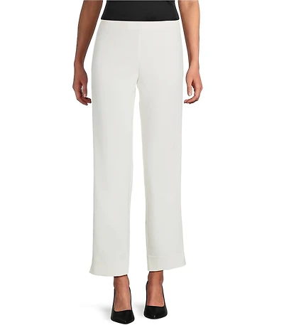 Anne Klein Pull On Liberty Stretch Ankle Straight Leg Pants