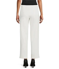 Anne Klein Pull On Liberty Stretch Ankle Straight Leg Pants