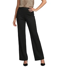 Anne Klein Pull On Sailor Wide Leg Compression Pants