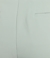 Anne Klein Pull On Stretch Front Pockets Straight Leg Trouser Pants