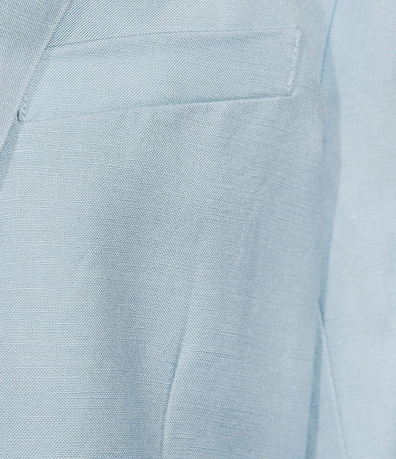 Anne Klein Refined Linen Notch Collar 2- Button Jacket