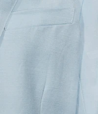 Anne Klein Refined Linen Notch Collar 2- Button Jacket