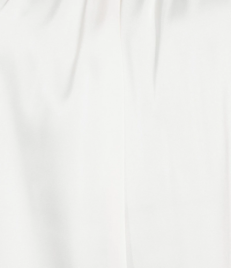 Anne Klein Round Neck Sleeveless Pleated Neck Blouse