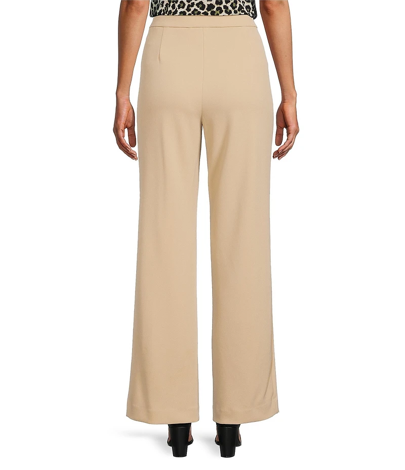 Anne Klein Sailor Heavy Cool Crepe Wide Leg Pants