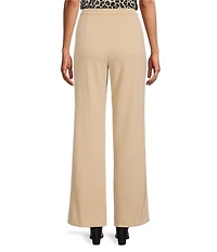 Anne Klein Sailor Heavy Cool Crepe Wide Leg Pants