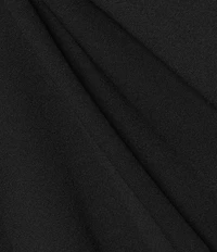 Anne Klein Short Sleeve Drape Front Crepe Blouse