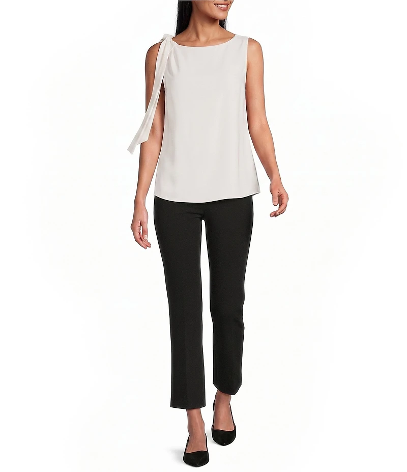 Anne Klein Sleeveless Tie Shoulder Blouse