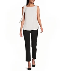 Anne Klein Sleeveless Tie Shoulder Blouse