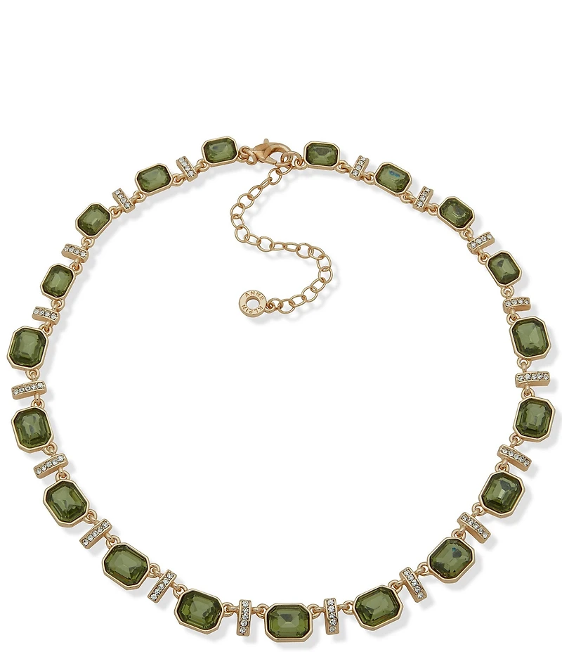 Anne Klein Stone Collar Necklace