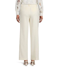Anne Klein Stretch Pull-on Wide Leg With Pocket Flap Pants