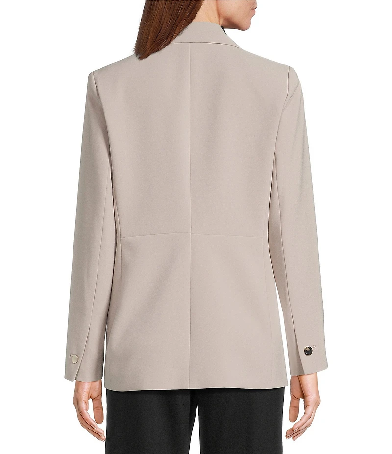 Anne Klein Three Pocket Long Sleeve Notch Collar Blazer