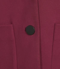 Anne Klein Two Button Long Sleeve Peak Lapel Triple Patch Pocket Blazer