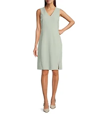 Anne Klein Urban Stretch Surplus Seaming Detail Sheath Dress