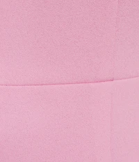 Anne Klein Wrapped Bodice Scoop Neck Short Sleeve Sheath Midi Dress