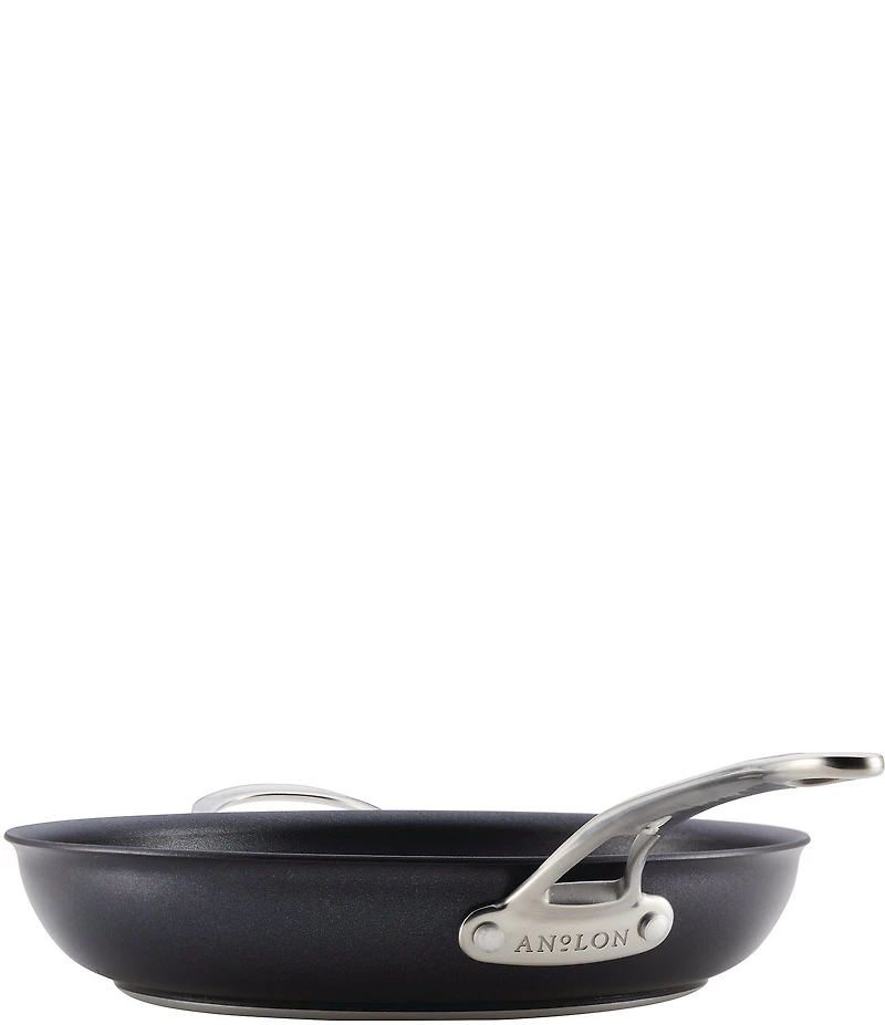 Anolon X SearTech Nonstick Open Frying Pan with Helper Handle, 12#double;