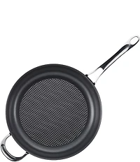 Anolon X SearTech Nonstick Open Frying Pan with Helper Handle, 12#double;