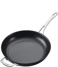 Anolon X SearTech Nonstick Open Frying Pan with Helper Handle, 12#double;