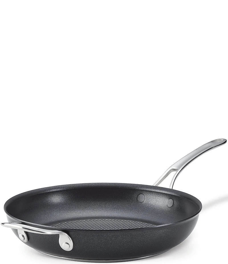 Anolon X SearTech Nonstick Open Frying Pan with Helper Handle, 12#double;