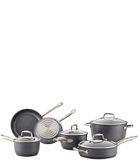 Anolon Accolade Forged Hard-Anodized Precision Forge 10-Piece Cookware Set